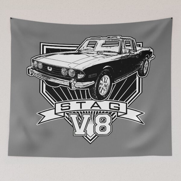 Item preview, Triumph Stag V8 convertible designed and sold by CoolCarVideos.