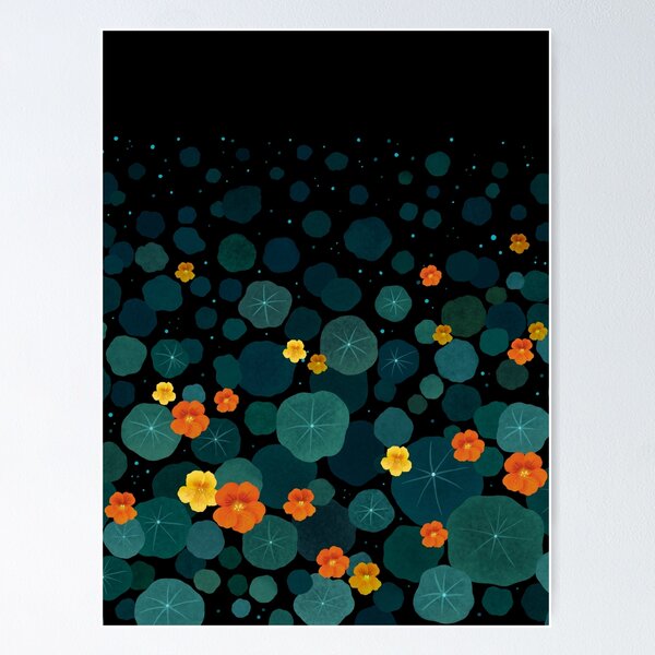 Item preview, Nasturtium Garden designed and sold by episodicDrawing.