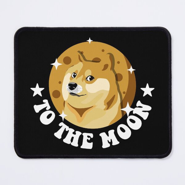 Item preview, Funny Dogecoin To The Moon designed and sold by Luan Huynh.