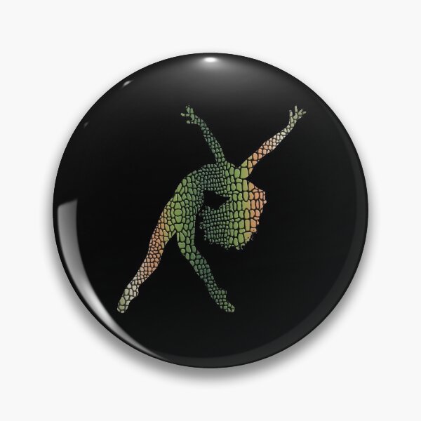 Item preview, LYRICAL BALLET - SNAKE LIZARD REPTILE TEXTURE - BALLERINA SILHOUETTE designed and sold by KoolDsignsDANCE.