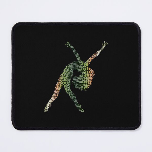 Item preview, LYRICAL BALLET - SNAKE LIZARD REPTILE TEXTURE - BALLERINA SILHOUETTE designed and sold by KoolDsignsDANCE.