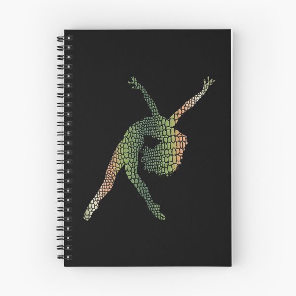 Item preview, LYRICAL BALLET - SNAKE LIZARD REPTILE TEXTURE - BALLERINA SILHOUETTE designed and sold by KoolDsignsDANCE.