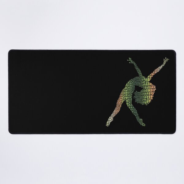 Item preview, LYRICAL BALLET - SNAKE LIZARD REPTILE TEXTURE - BALLERINA SILHOUETTE designed and sold by KoolDsignsDANCE.