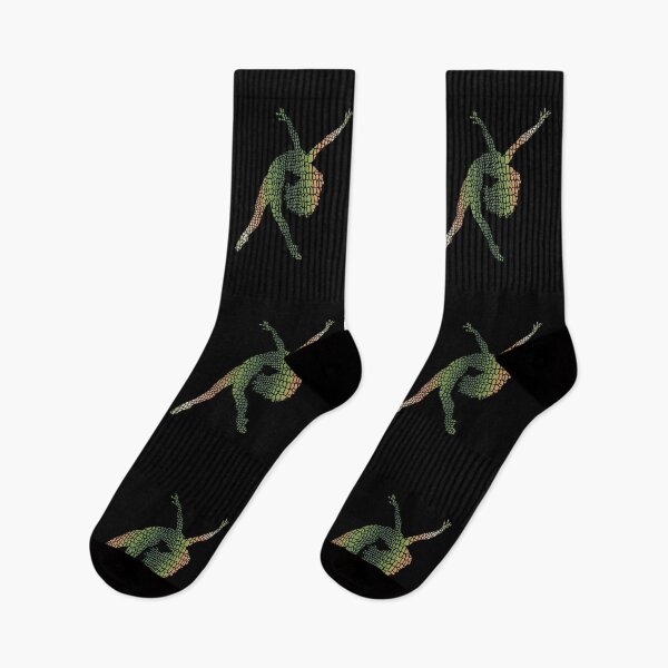 Item preview, LYRICAL BALLET - SNAKE LIZARD REPTILE TEXTURE - BALLERINA SILHOUETTE designed and sold by KoolDsignsDANCE.