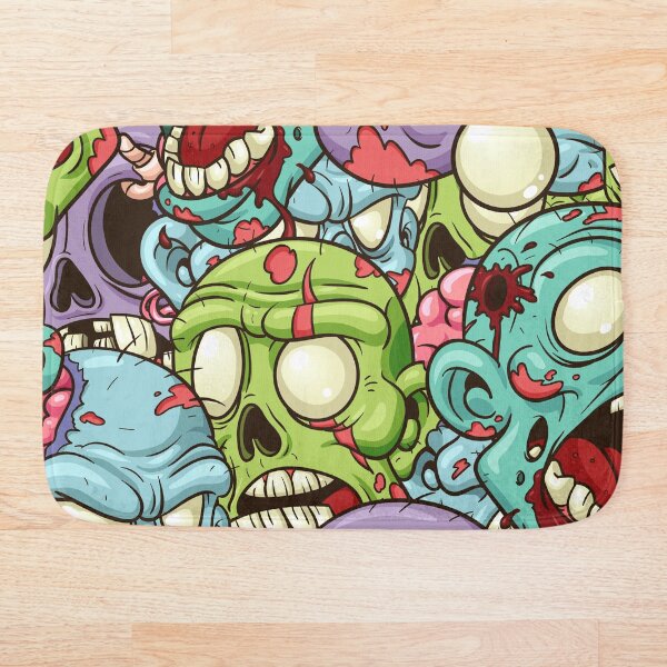 Item preview, Horror Zombie Skull Pattern designed and sold by RedBubbleKid.