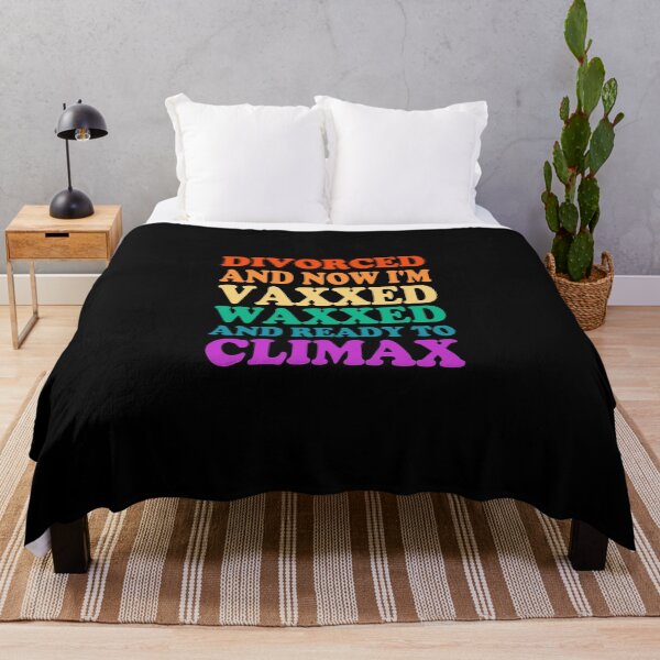 Item preview, colorful divorced and now I'm vaxxed waxxed and ready to climax , gift for Divorce Support group, Funny Party Just Divorced AF, Women Support, Newly Celebration, Present Announcement, Feminist designed and sold by joygift369.