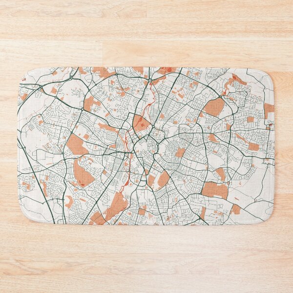 Item preview, Leicester City Map of England - Bohemian designed and sold by deMAP.