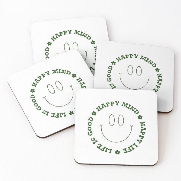 Item preview, happy mind happy life smiley designed and sold by carleemarkle.