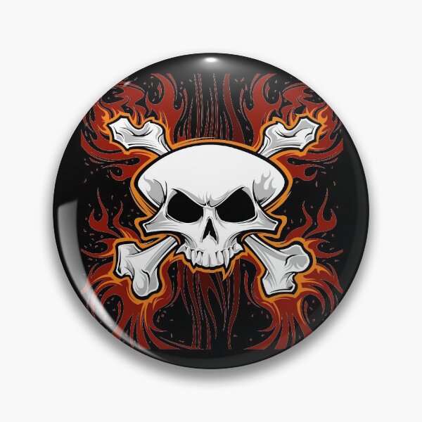 Item preview, Skull Art Burn Digital style  designed and sold by AEGMEDIA.