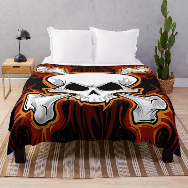 Item preview, Skull Art Burn Digital style  designed and sold by AEGMEDIA.