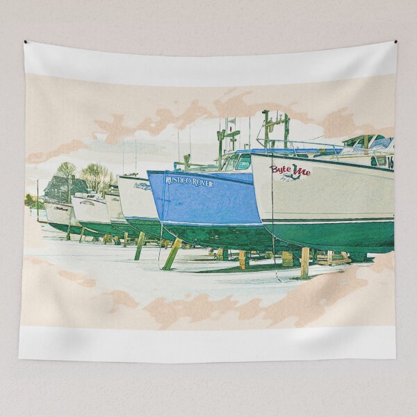 Item preview, North Rustico Fishing Boats PEI 2 designed and sold by Robert Alsop.