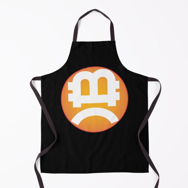Item preview, bitcoin emoji frowning face designed and sold by Lefteris Betsis.