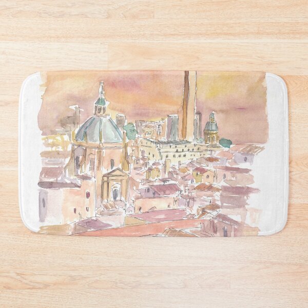 Item preview, Bologna Italy Cityview with Old Town at Sunset designed and sold by artshop77.