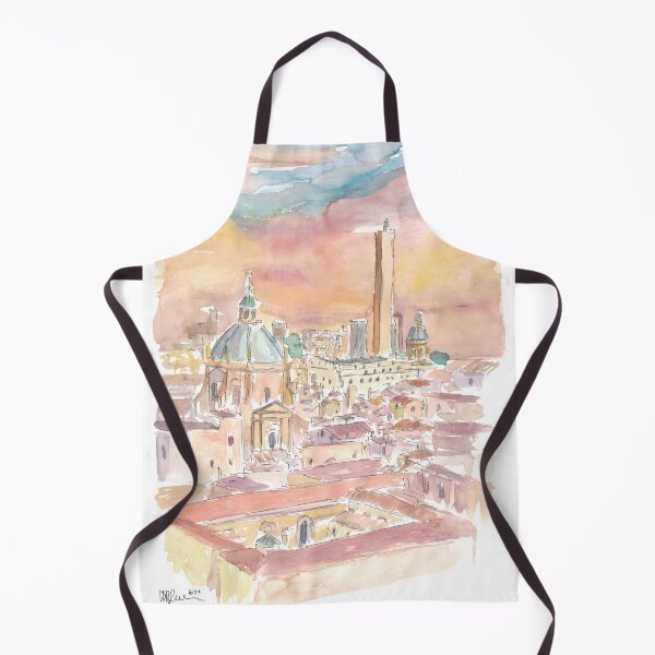 Item preview, Bologna Italy Cityview with Old Town at Sunset designed and sold by artshop77.