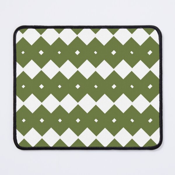 Item preview, Green Diamond Shape Pattern Design designed and sold by Fatbread.
