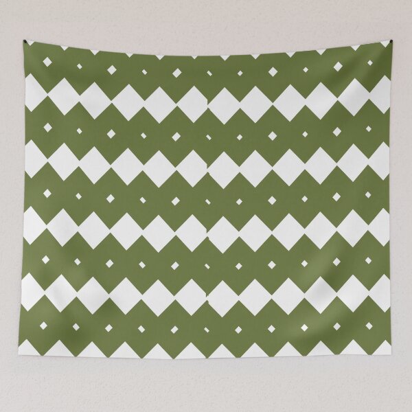 Item preview, Green Diamond Shape Pattern Design designed and sold by Fatbread.