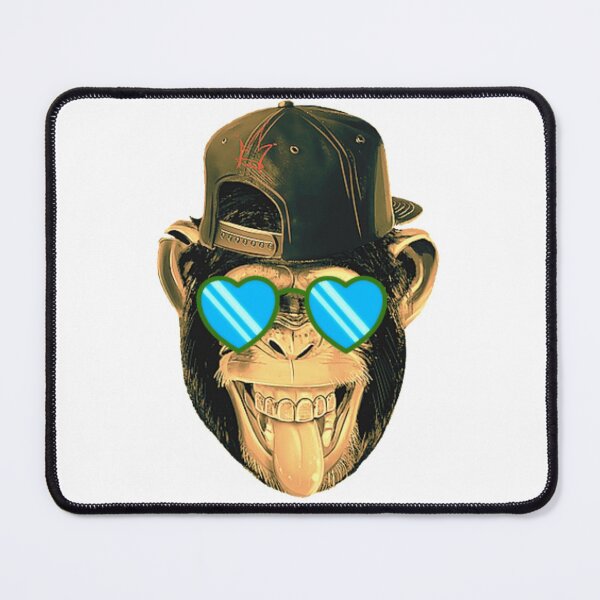 Item preview, LAUGHING APE - MONKEY FACE WITH SUNGLASSES designed and sold by MrCreativeArts.