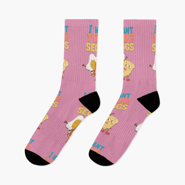 Item preview, Funny I want your Seggs pink designed and sold by joanaoberg.