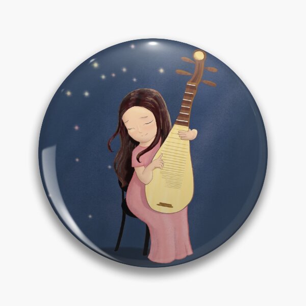 Item preview, Cute little pipa girl designed and sold by Acoustic9cetra.