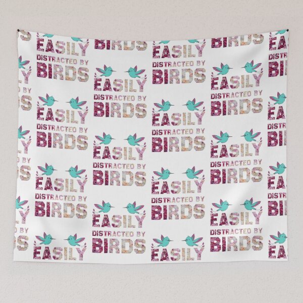 Item preview, Easily Distracted By Birds : Cute Family Gift Idea for Mom, Dad, Siblings, Humanity, love birds and animals designed and sold by YasmaShop.