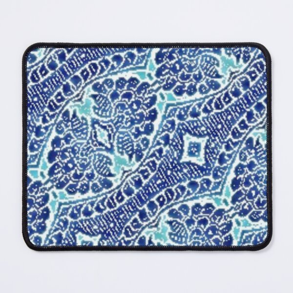 Item preview, Vintage Floral Brocade Teal Blue designed and sold by SaraValor.