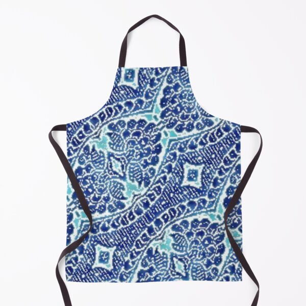 Item preview, Vintage Floral Brocade Teal Blue designed and sold by SaraValor.