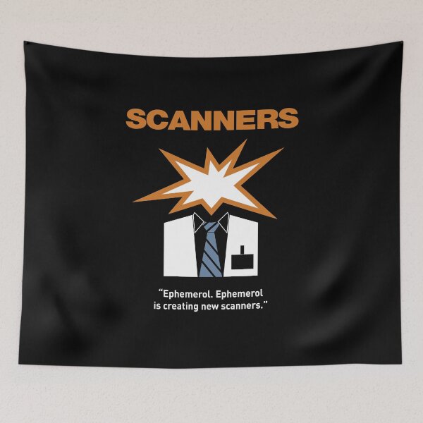 Item preview, Scanners by David Cronenberg, 1981 designed and sold by cinemadnesshirt.