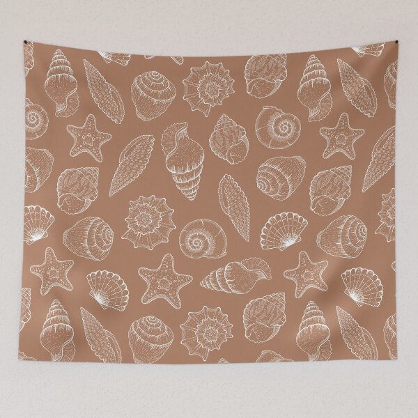 Item preview, Terracotta Seashell Pattern designed and sold by thelustrous.