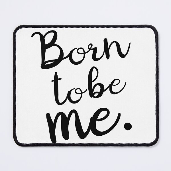 Item preview, Born to Be Me quote Nude color | personal motivation designed and sold by Bebichic.