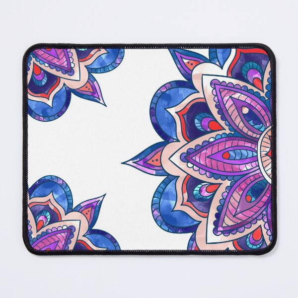 Item preview, Mandala Pattern Watercolor V1 Purple Blue designed and sold by Bebichic.
