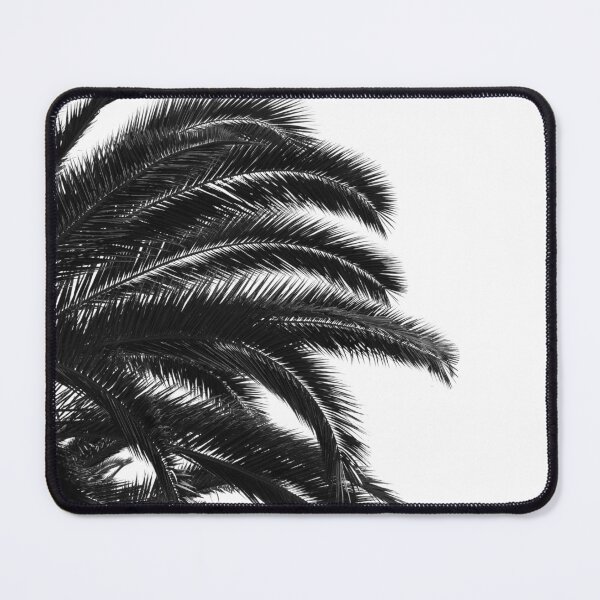 Item preview, Palm tree Leaf Monochrom Half Black Photography designed and sold by Bebichic.