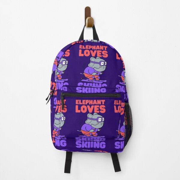 Item preview, Elephant Loves Skiing designed and sold by Keep Smiling.