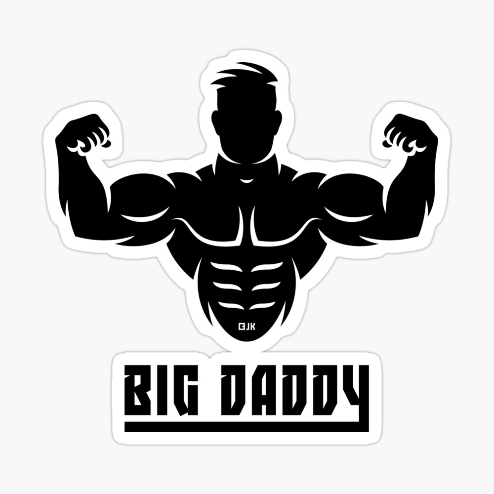 Big Daddy (Super Dad / Father / Black) | Sticker