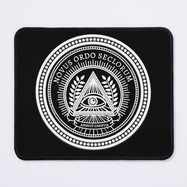 Item preview, Illuminati New World Order Eye Triangle Black designed and sold by Bebichic.