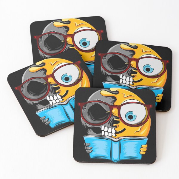 Item preview, Nerd Reading Zombie Emoji designed and sold by D3monic.