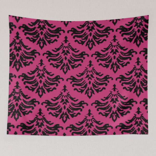 Item preview, Vintage Damask Brocade Pink Yarrow designed and sold by SaraValor.