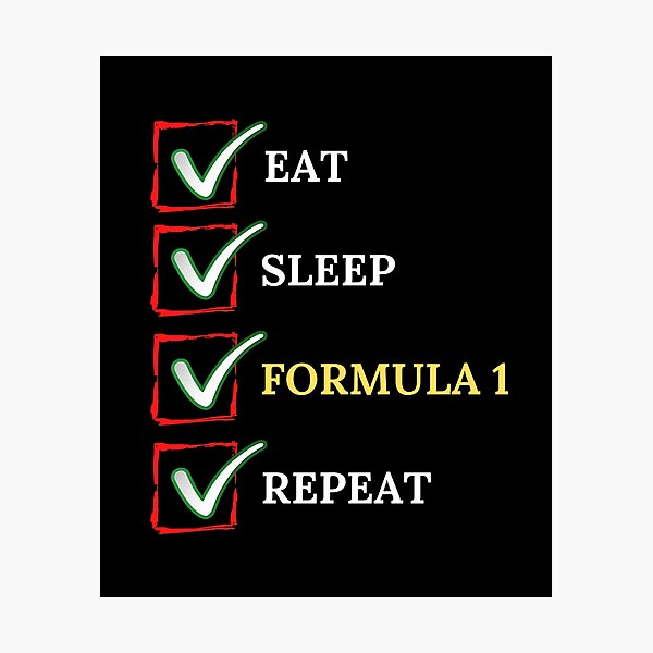 Item preview, Eat Sleep Formula Repeat - Gift For Driving Car Racing Lover designed and sold by ExploreTheStore.