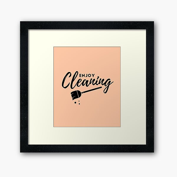 Item preview,  Enjoy Cleaning Crazy Kleaning Lady Broom Housekeeping designed and sold by SavvyCleaner.