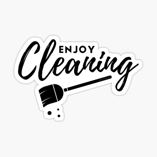 Item preview,  Enjoy Cleaning Crazy Kleaning Lady Broom Housekeeping designed and sold by SavvyCleaner.