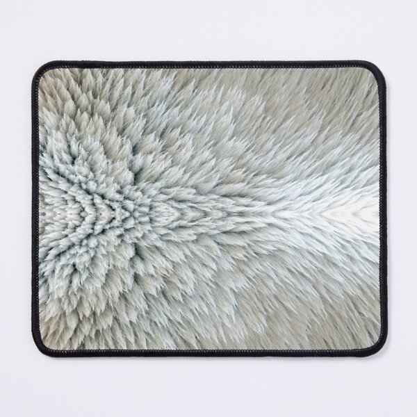 Item preview, White Faux Fur Winter Nordic designed and sold by Bebichic.