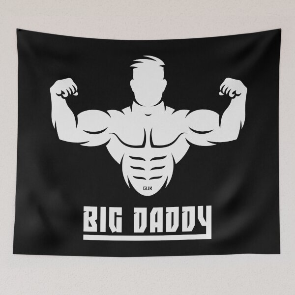 Item preview, Big Daddy (Super Dad / Father / White) designed and sold by MrFaulbaum.