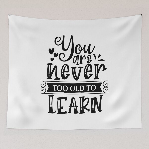 Item preview, You are never too old to learn designed and sold by yanderedev.