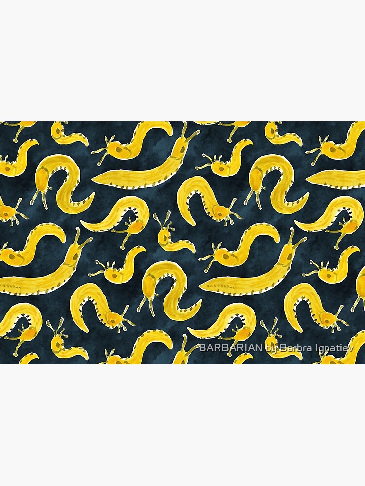 SLUG PARTY Banana Slug Print by Barbarian
