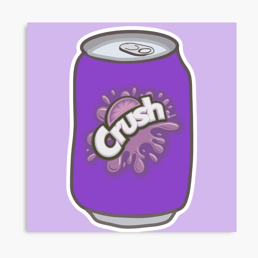 Crush Soda Grape Metal Print For Sale By Hannahvira Redbubble