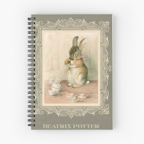 Item preview, Beatrix Potter Rabbit Tea Party Book Cover Illustration  designed and sold by Pinkmagenta.