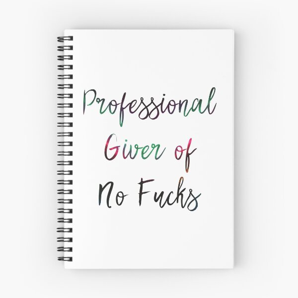 Item preview, Professional Giver of No Fucks dark designed and sold by khurst.