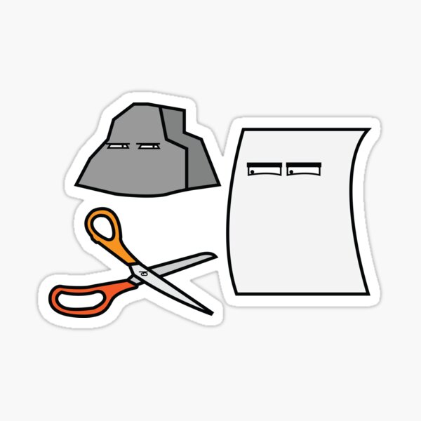 Rock, Paper, Scissors Sticker
