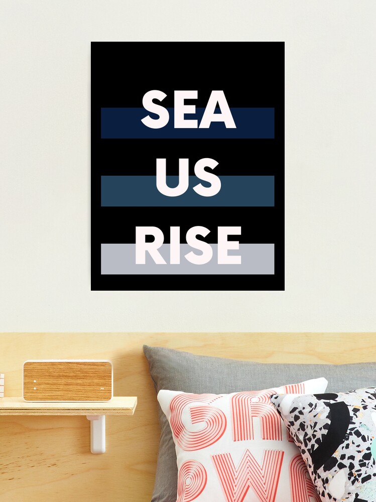 Seattle Mariners - Sea Us Rise Lines Photographic Print for Sale by  TopLine-Tees