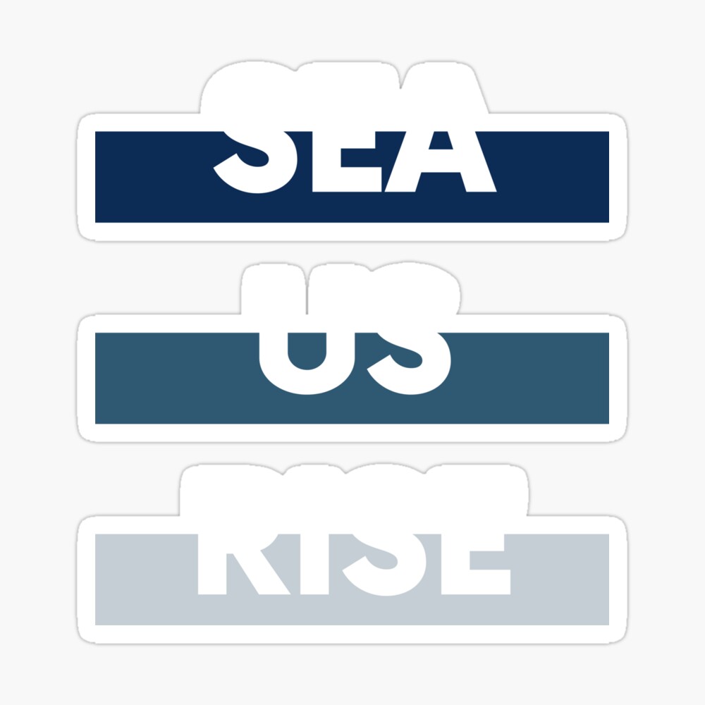 Seattle Mariners - Sea Us Rise Lines | Photographic Print