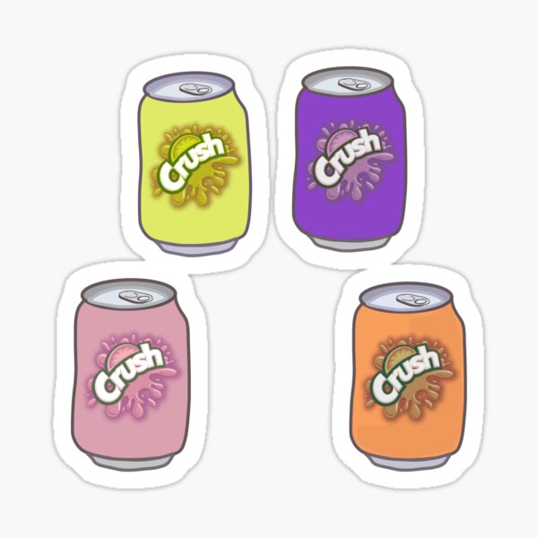 Crush Soda Stickers For Sale Redbubble
